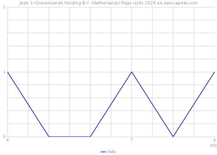 Jeda 's-Gravenzande Holding B.V. (Netherlands) Page visits 2024 