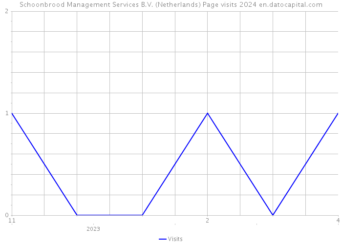 Schoonbrood Management Services B.V. (Netherlands) Page visits 2024 