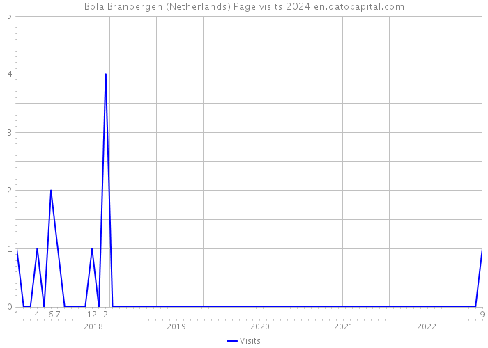 Bola Branbergen (Netherlands) Page visits 2024 