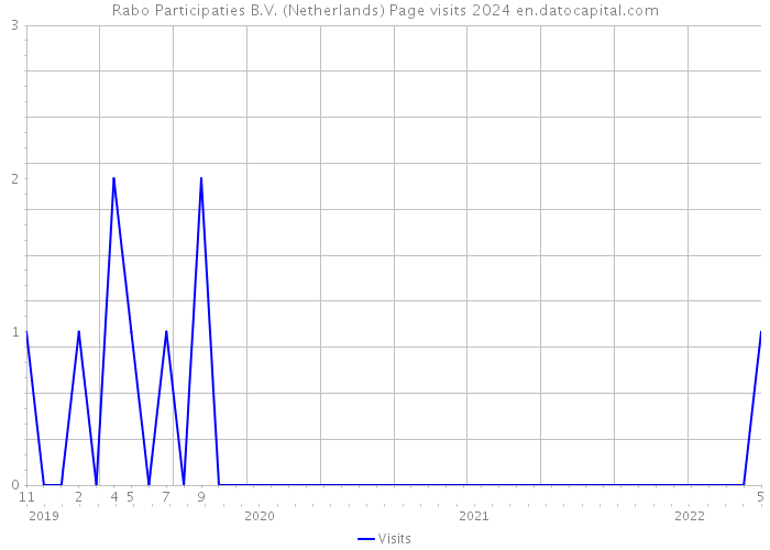 Rabo Participaties B.V. (Netherlands) Page visits 2024 