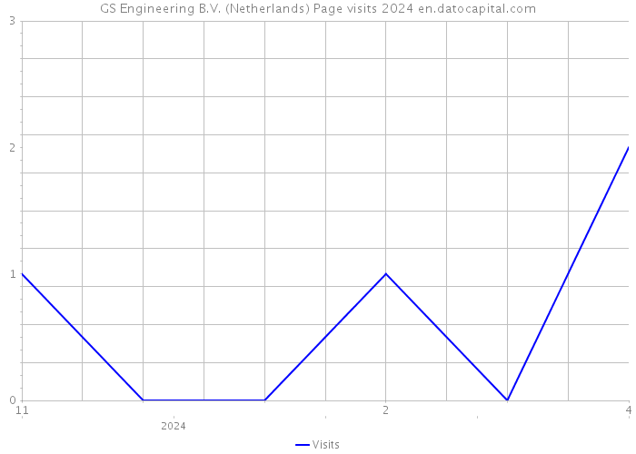 GS Engineering B.V. (Netherlands) Page visits 2024 