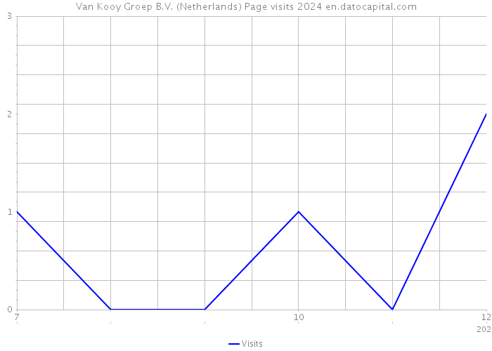 Van Kooy Groep B.V. (Netherlands) Page visits 2024 