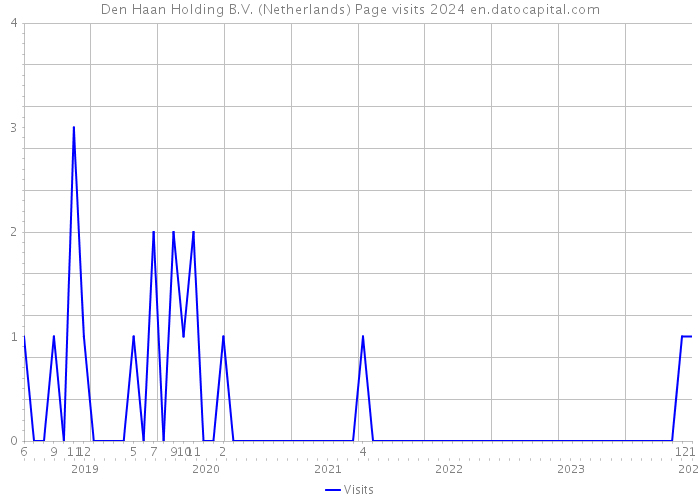 Den Haan Holding B.V. (Netherlands) Page visits 2024 