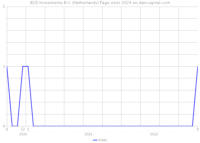 BCD Investments B.V. (Netherlands) Page visits 2024 