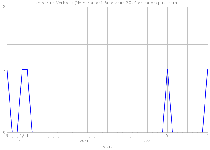 Lambertus Verhoek (Netherlands) Page visits 2024 