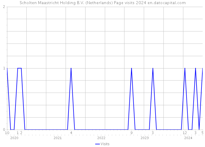 Scholten Maastricht Holding B.V. (Netherlands) Page visits 2024 