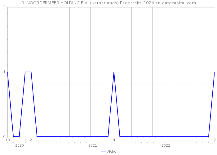 R. NOORDERMEER HOLDING B.V. (Netherlands) Page visits 2024 