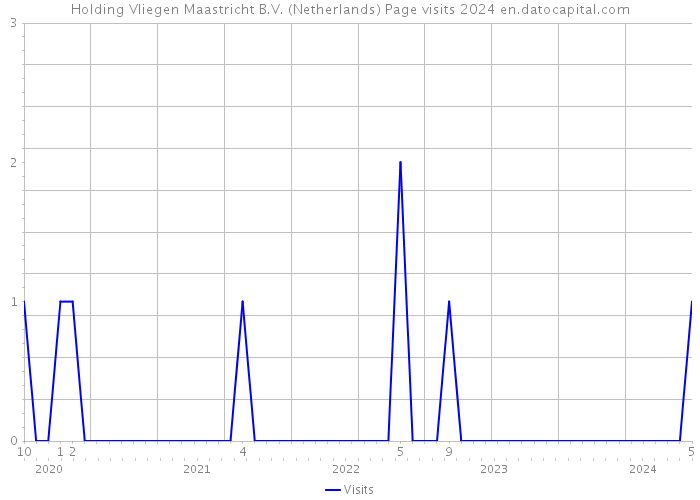 Holding Vliegen Maastricht B.V. (Netherlands) Page visits 2024 