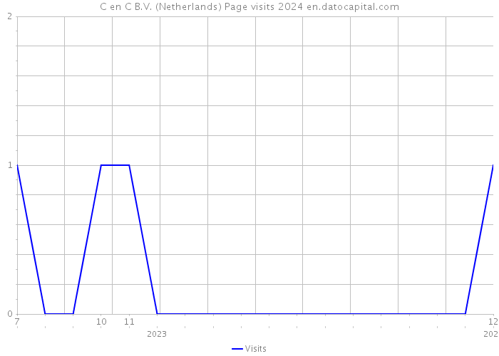 C en C B.V. (Netherlands) Page visits 2024 