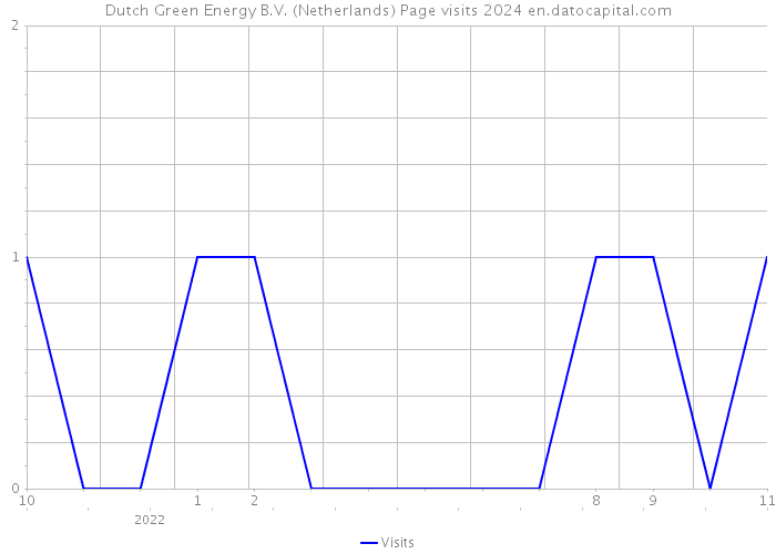 Dutch Green Energy B.V. (Netherlands) Page visits 2024 