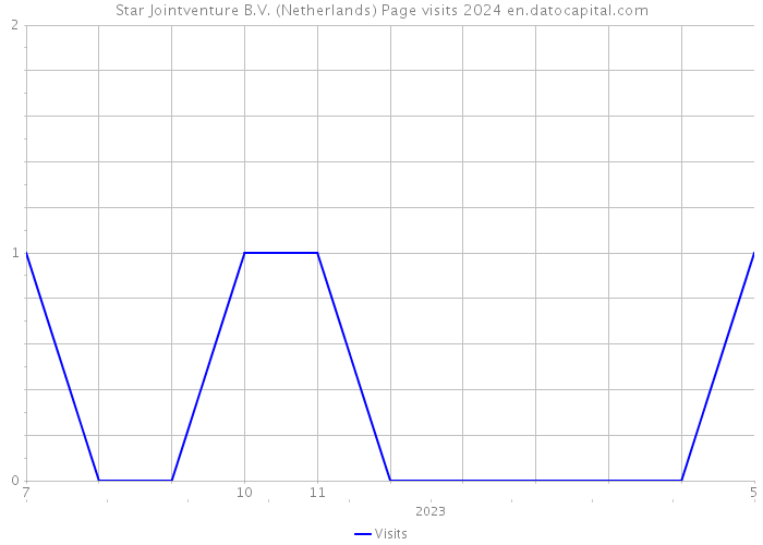 Star Jointventure B.V. (Netherlands) Page visits 2024 