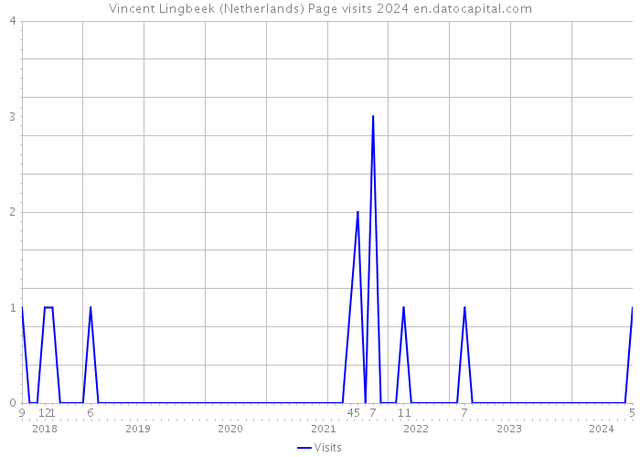 Vincent Lingbeek (Netherlands) Page visits 2024 