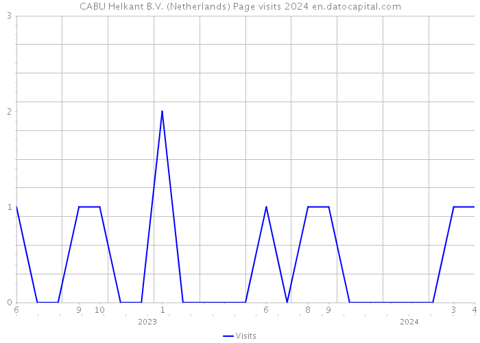 CABU Helkant B.V. (Netherlands) Page visits 2024 