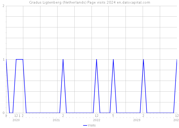 Gradus Ligtenberg (Netherlands) Page visits 2024 