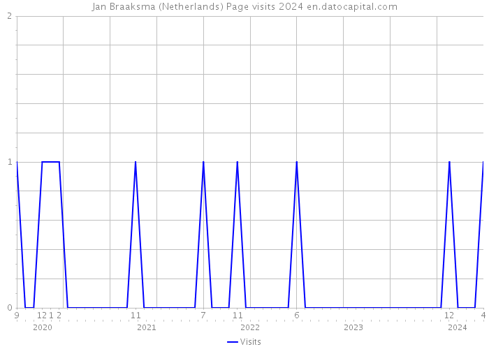 Jan Braaksma (Netherlands) Page visits 2024 