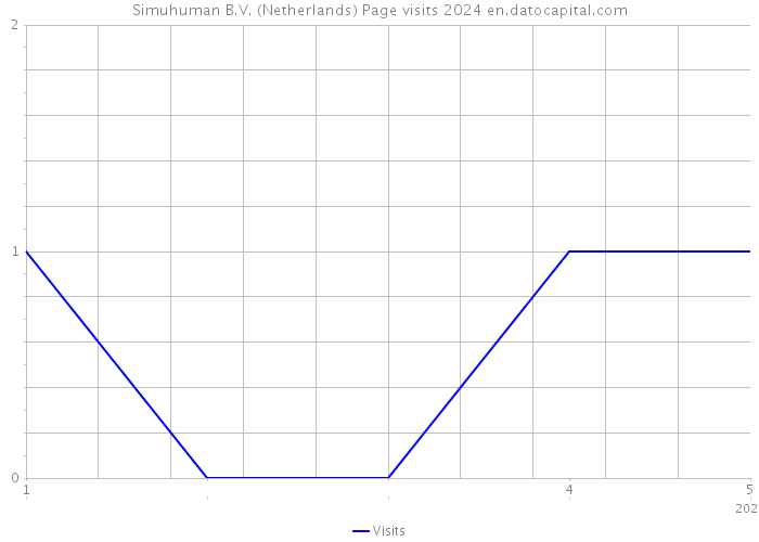 Simuhuman B.V. (Netherlands) Page visits 2024 