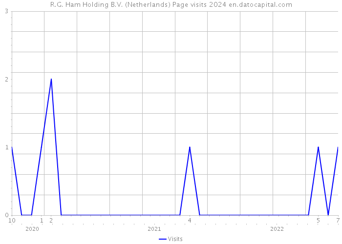 R.G. Ham Holding B.V. (Netherlands) Page visits 2024 