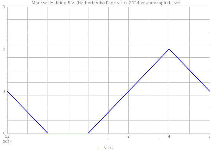 Mousset Holding B.V. (Netherlands) Page visits 2024 