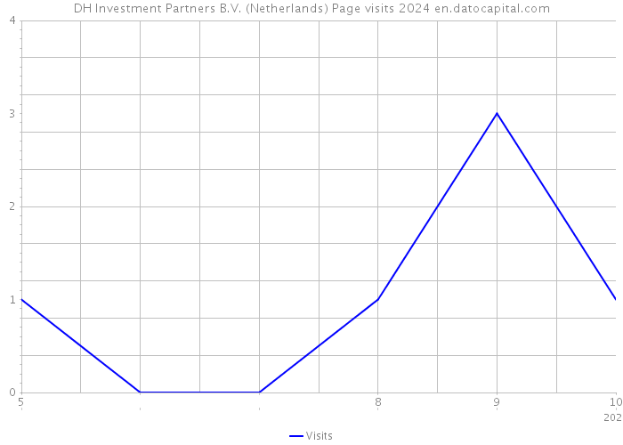 DH Investment Partners B.V. (Netherlands) Page visits 2024 