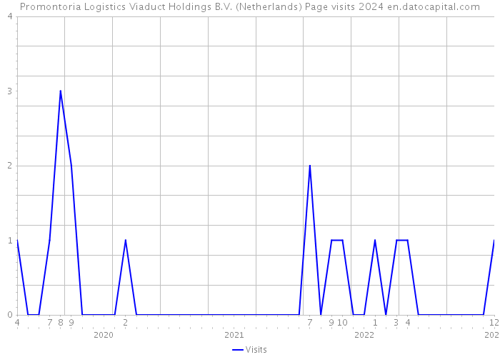 Promontoria Logistics Viaduct Holdings B.V. (Netherlands) Page visits 2024 