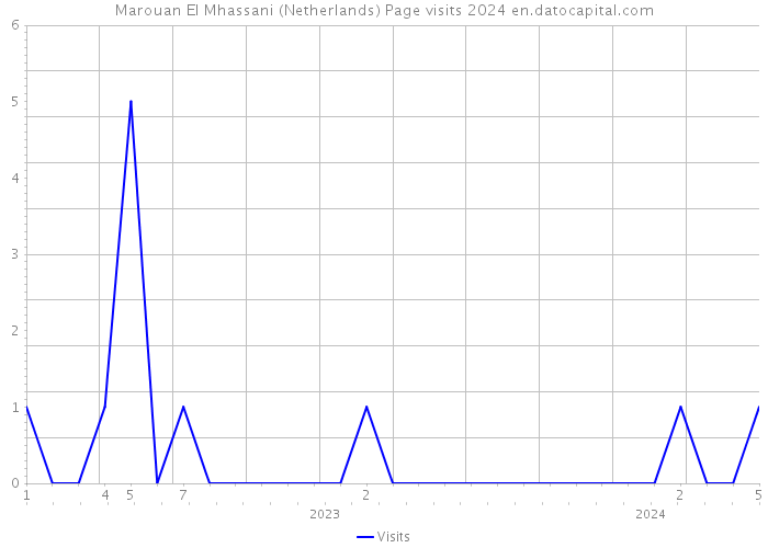 Marouan El Mhassani (Netherlands) Page visits 2024 