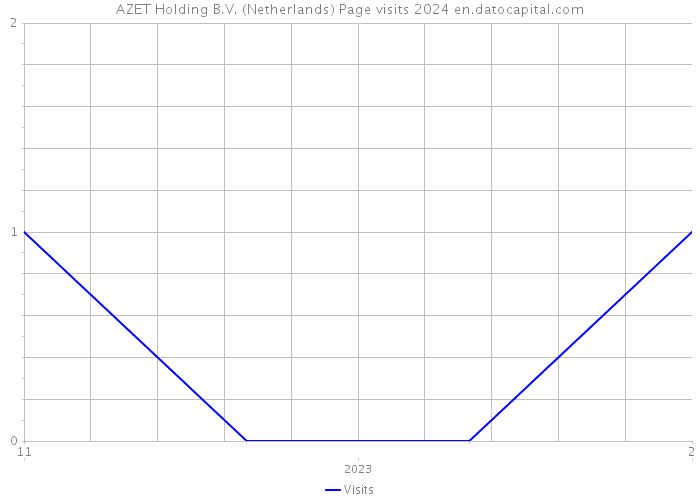 AZET Holding B.V. (Netherlands) Page visits 2024 