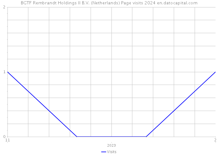 BGTF Rembrandt Holdings II B.V. (Netherlands) Page visits 2024 