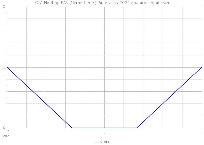 C.V. Holding B.V. (Netherlands) Page visits 2024 
