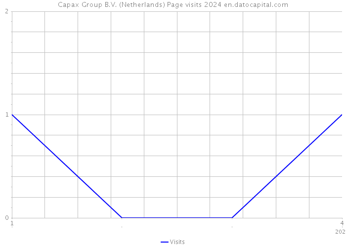 Capax Group B.V. (Netherlands) Page visits 2024 