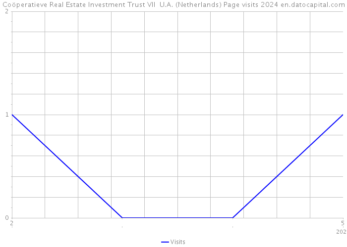 Coöperatieve Real Estate Investment Trust VII U.A. (Netherlands) Page visits 2024 