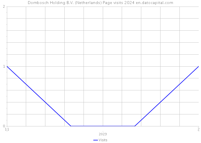 Dombosch Holding B.V. (Netherlands) Page visits 2024 