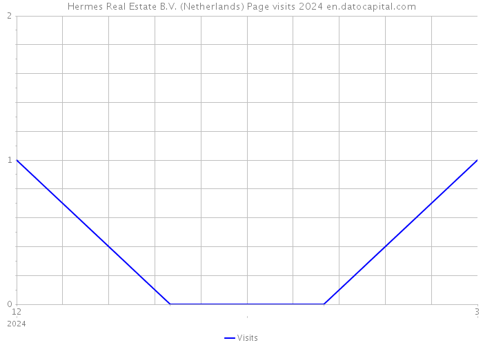 Hermes Real Estate B.V. (Netherlands) Page visits 2024 
