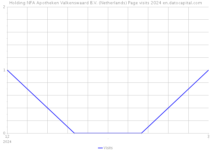 Holding NFA Apotheken Valkenswaard B.V. (Netherlands) Page visits 2024 