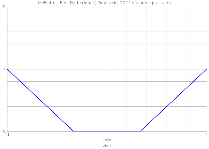 McFedries B.V. (Netherlands) Page visits 2024 