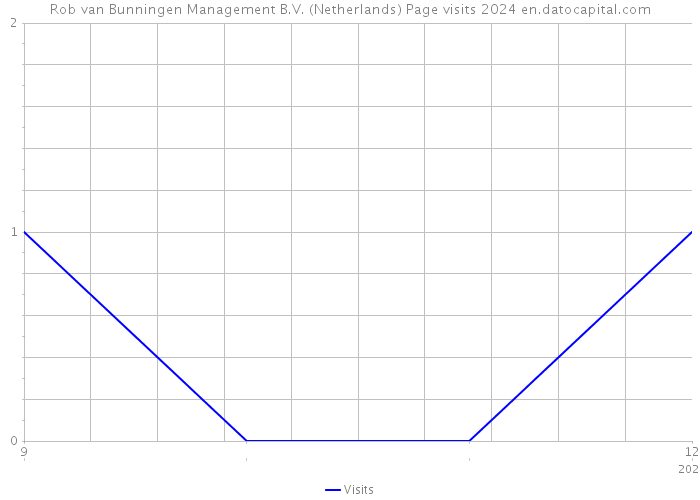 Rob van Bunningen Management B.V. (Netherlands) Page visits 2024 