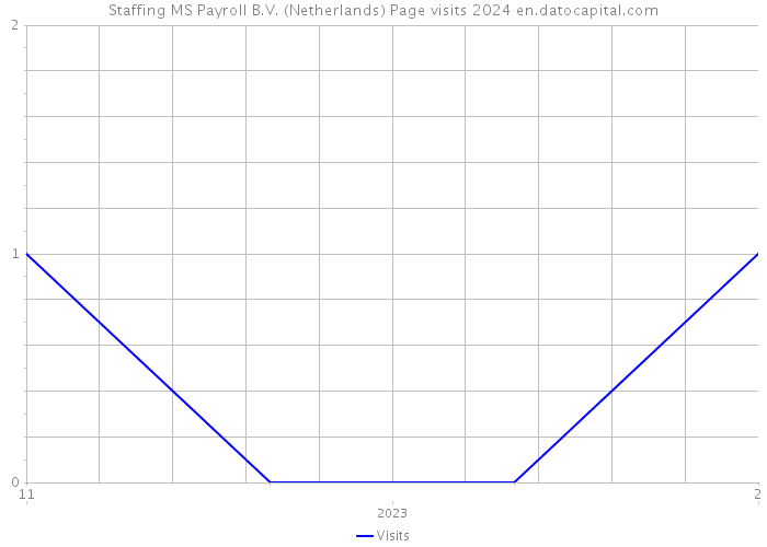 Staffing MS Payroll B.V. (Netherlands) Page visits 2024 