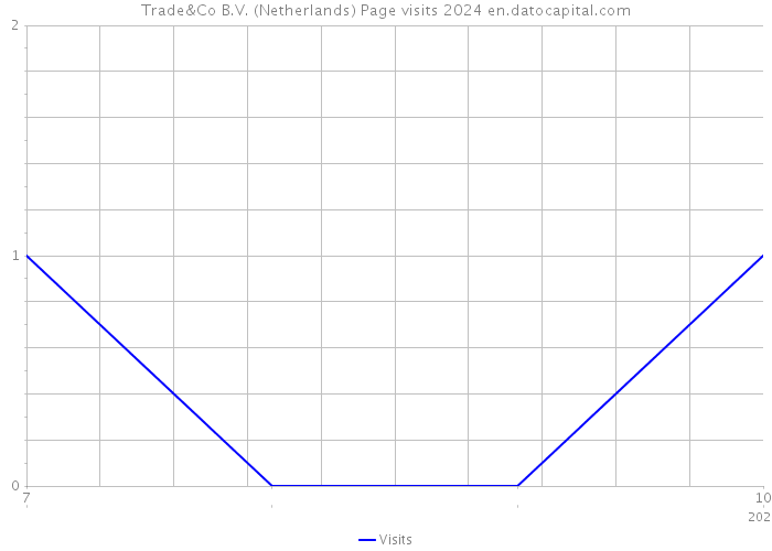 Trade&Co B.V. (Netherlands) Page visits 2024 