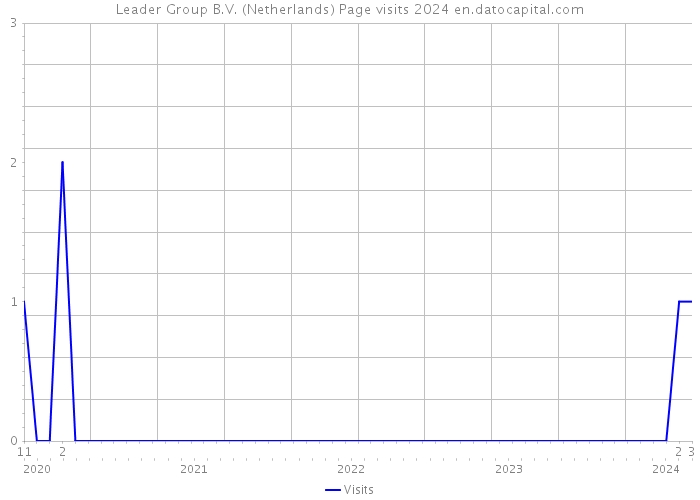 Leader Group B.V. (Netherlands) Page visits 2024 