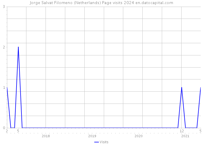 Jorge Salvat Filomeno (Netherlands) Page visits 2024 