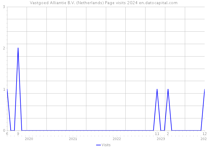 Vastgoed Alliantie B.V. (Netherlands) Page visits 2024 