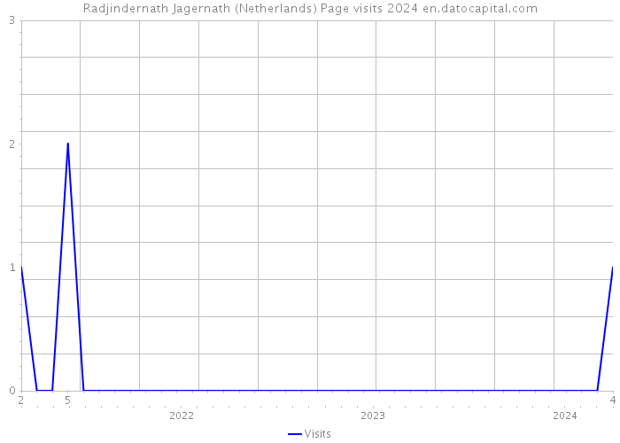 Radjindernath Jagernath (Netherlands) Page visits 2024 