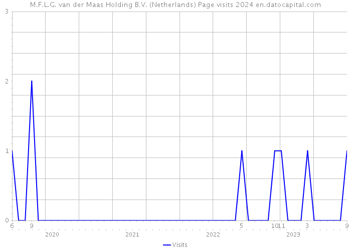 M.F.L.G. van der Maas Holding B.V. (Netherlands) Page visits 2024 