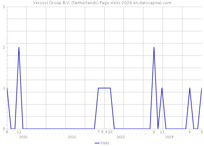 Verosol Group B.V. (Netherlands) Page visits 2024 