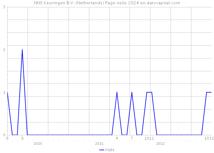 NNS Keuringen B.V. (Netherlands) Page visits 2024 