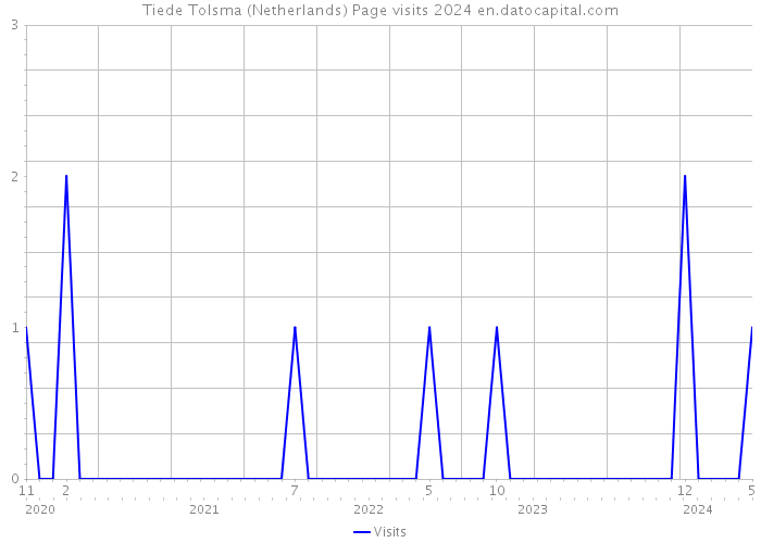 Tiede Tolsma (Netherlands) Page visits 2024 