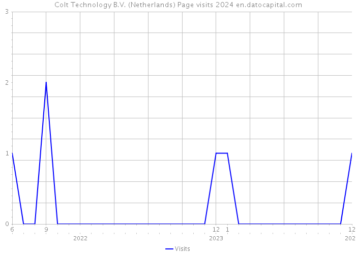 Colt Technology B.V. (Netherlands) Page visits 2024 