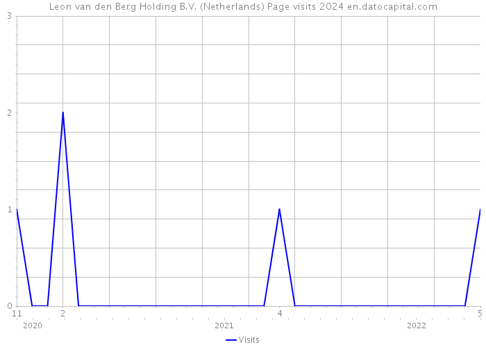 Leon van den Berg Holding B.V. (Netherlands) Page visits 2024 