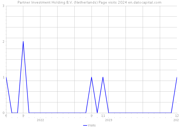 Partner Investment Holding B.V. (Netherlands) Page visits 2024 