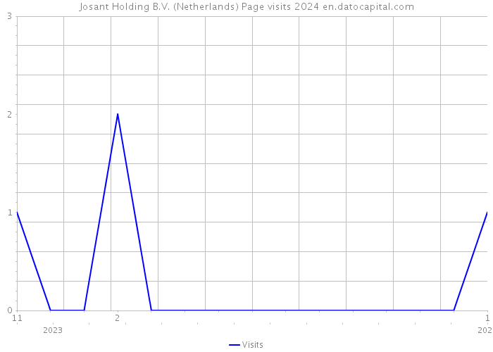 Josant Holding B.V. (Netherlands) Page visits 2024 