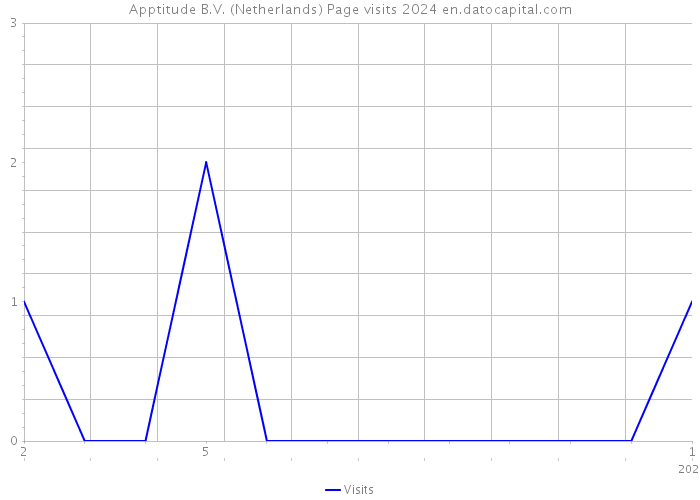 Apptitude B.V. (Netherlands) Page visits 2024 